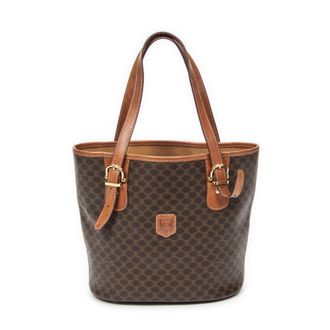 Celine Pre-owned Womens Bucket Tote Shoulder Bag - Brown - One Size