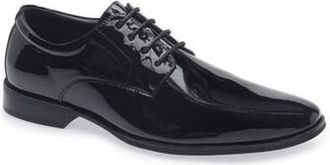 Rush by Gordon Rush Plain Toe Derby in Black Patent at Nordstrom Rack, Size 11.5