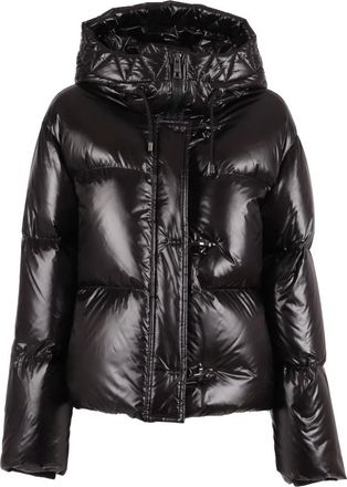 Fay Down Jackets, male, Black, Size: M Piumino 3 Ganci + Cappuccio