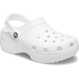 Crocs Classic Platform Thermoplastische Dames Witte Klompen