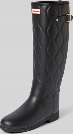 Hunter Stiefel mit Label-Detail in Black, Größe 40/41