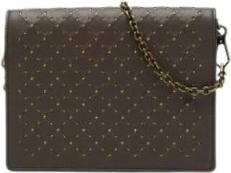 Bottega Veneta Borsa a tracolla con borchie in pelle Nappa Pre-owned - - Pre-owned - Donna - Marrone - ONE SIZE