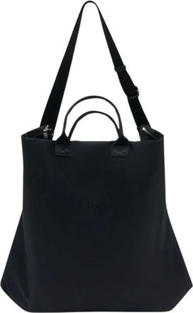 A.P.C. Tote Bags, male, Black, Size: ONE SIZE Backstage Crossbody