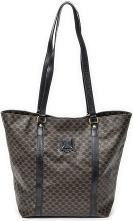 Celine Pre-owned Womens Vintage Shopping Tote Shoulder Bag - Black - One Size