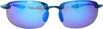 Maui Jim Occhiali da sole Hookipa con montatura a giorno - Blu