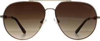 Guess GF6195 32F goudbruin zonnebril