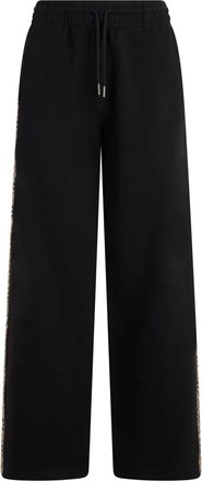 Burberry Dames, Broeken, Zwart, Maat: M Katoen