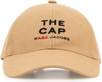 A.P.C. Beige Logo Textured Baseball Hat