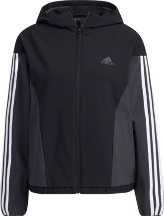adidas (WMNS) adidas Must Have Woven Jacket Black White HY2874