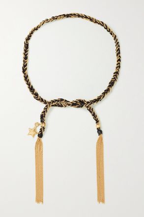 Carolina Bucci Bracciale In Oro 18 Carati E Seta Health Lucky