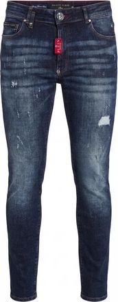 Philipp Plein Slim Fit Jeans Basic - Heren - Slim Fit Jeans - Blauw - W31 - Denim - Jeans