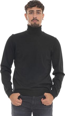 BOSS Pullover collo alto MUSSO-P Nero BOSS Uomo