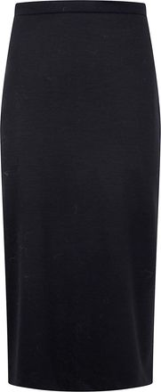 Harris Wharf London Women Midi Skirt Superfine Merino