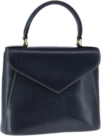 Ferragamo Pre-owned Handbags, female, Blue, Size: ONE SIZE Pre-owned Leather Handbag