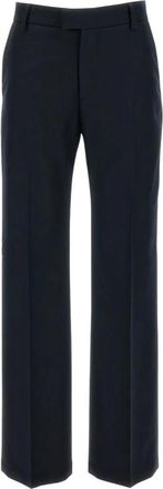 Barena Broeken, Dames, Blauw, XS, Wol, Masco Flan Broek
