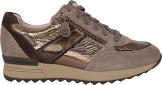 Mephisto Kant-Zip Sneaker - Warm Grijs - Dames - Sneakers - Grijs - 36 EU - Schoenen