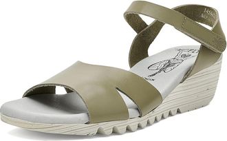 FLY London Olla446fly Womens Sandals Smog : EU 41 (US Womens 10-10.5) M, Leather