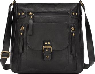 Generic Fashion One Shoulder Bag Retro Small Square Bag WomenS All Bag Soft Bag With Large Capacity Shoulder Bag for Women (Black, One Size)