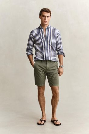 GANT Men Sunfaded Chino Shorts (42) DRY HERB GREEN