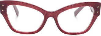 Dolce & Gabbana Eyewear Occhiali cat-eye - Rosso