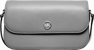 Michael Kors Gray Leather Crossbody Womens Bag