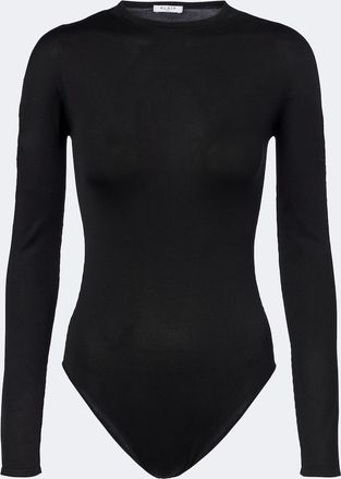 Alaia Ala&iuml;a Body in jersey di misto seta