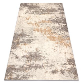 RugsX Rugsx - Alfombra De Lana Abby 486.28.la110 Osta Vintage, Moderna Beige / Gris Beige 80x160 Cm
