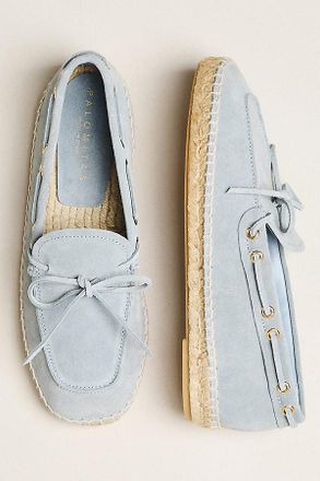 Paloma Barcel&oacute; Suede Bow Boat Shoes