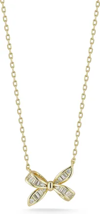 Glaze Jewelry Sterling Silver Bow Knot Necklace