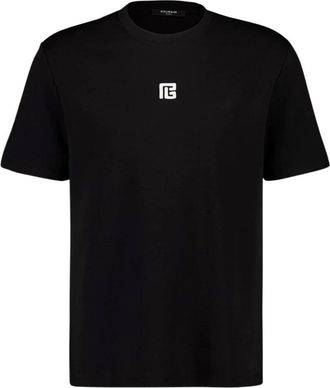 Balmain Hombre, Camisetas, Negro, Talla: L