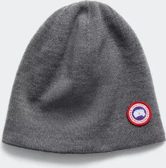Canada Goose Tuque standard (Hommes, Gris Fonte, TAILLE UNIQUE)