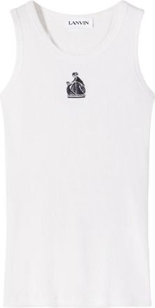 Lanvin Sleeveless Tops - Dames - Tops zonder mouwen - Wit - XS - Tops