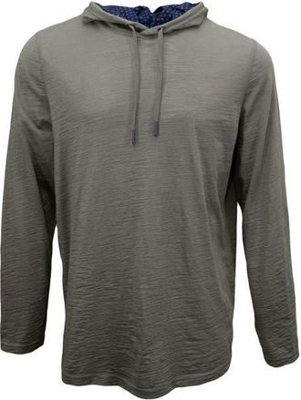Lords of Harlech Hugo Extra Fine Merino Wool Lightweight Hoodie in Sage at Nordstrom, Size Large