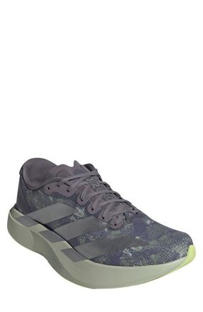 adidas Adizero Evo SL Running Shoe in Halo Green/silver/lemon at Nordstrom, Size 12.5