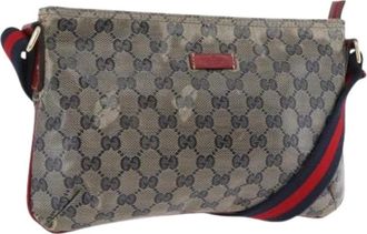 Gucci Pre-owned Vintage Schoudertas - Dames - Vintage Schoudertas - Veelkleurig - ONE Size - Leer - Vintage
