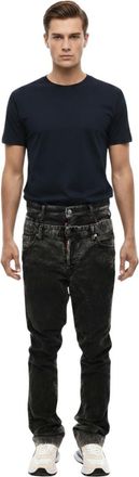 Dsquared2 Black Mid Rise Jeans