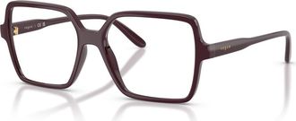 Vogue Eyewear 53mm Square optical glasses in Red at Nordstrom