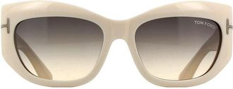 Tom Ford FT106501B Gradient Lens Sunglasses - Ivory