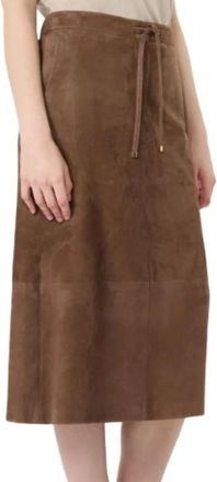 Max Mara Mujer, Faldas, Marr&oacute;n, Talla: S