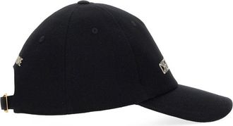 Valentino Garavani 7Y2HDA41FVH_0NA Cotton Baseball Cap - Black