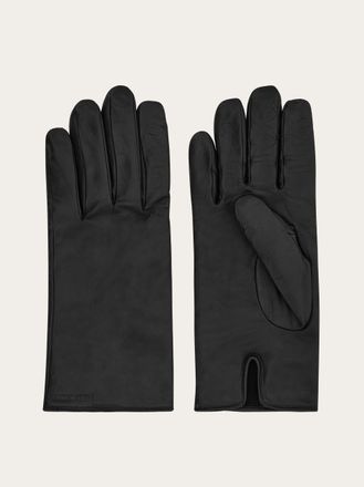 Ferragamo Men Gloves in nappa Black