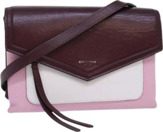 Givenchy Pre-owned Cross Body Bags, female, Multicolor, Size: ONE SIZE Pre-owned Leather Cross Body Bag