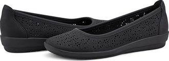 Easy Spirit Alessia Womens Flat Shoes Black : 5.5 M (B), Leather