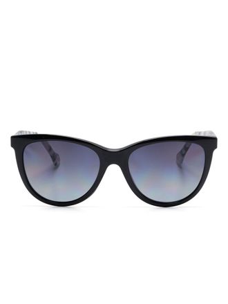 Carolina Herrera clip-on glasses - unisex - Acetate - 54 - Black