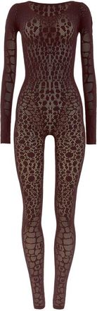 Wolford Reptile Net Jumpsuit