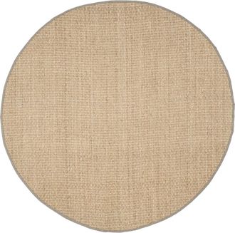 Safavieh Alfombra fibra natural de pastos marinos beige/gris, 213 cm
