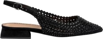 Alma En Pena Platte schoen details - Dames - Ballerinas - Zwart - 41 EU - Schoenen