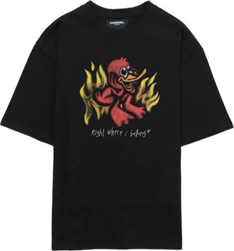 DOMREBEL Inferno T-shirt - Black