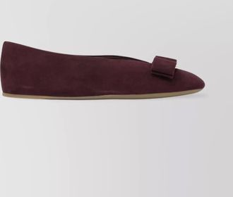 Ferragamo bow detail flat sole ballerina shoes