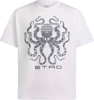 Etro T-shirt con stampa - Bianco